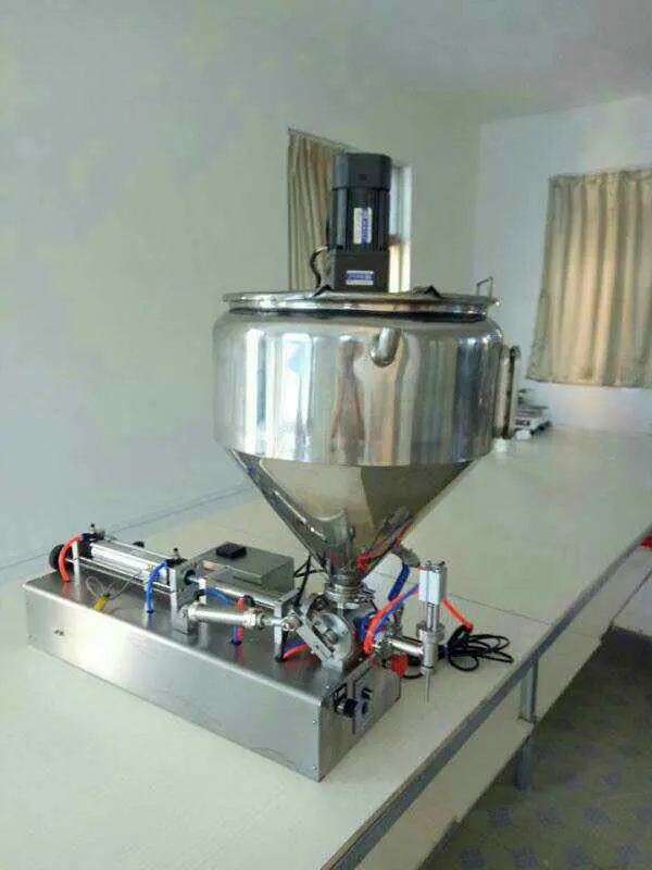 Semi-Automatic Filling Machine with Heating and Stirring for Honey