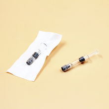 CE approved disposable medical glass syringes