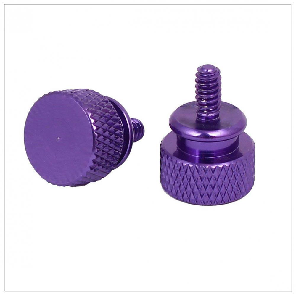 Aluminum M4x10mm Shoulder Type Knurled Thumb Screw