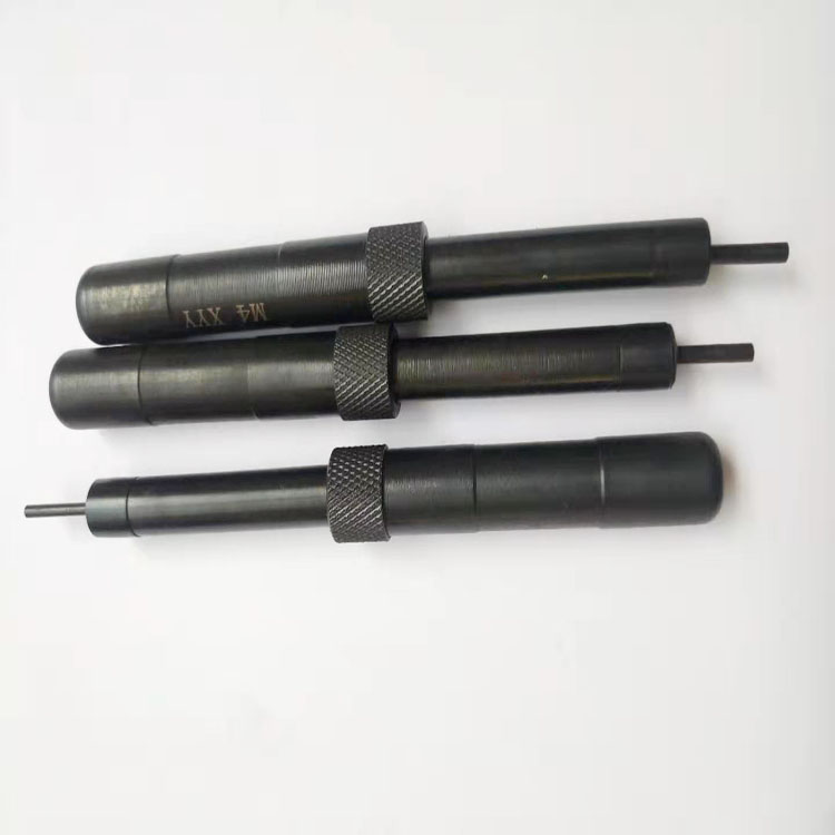 Automatic M4 Screw Sleeve Punch Tool Zinc Alloy and Titanium Handle Packaged in Polybag