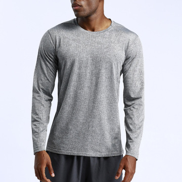 men custom longsleeve fitness t shirt