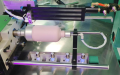 Botol kaca CNC mesin percetakan skrin berputar