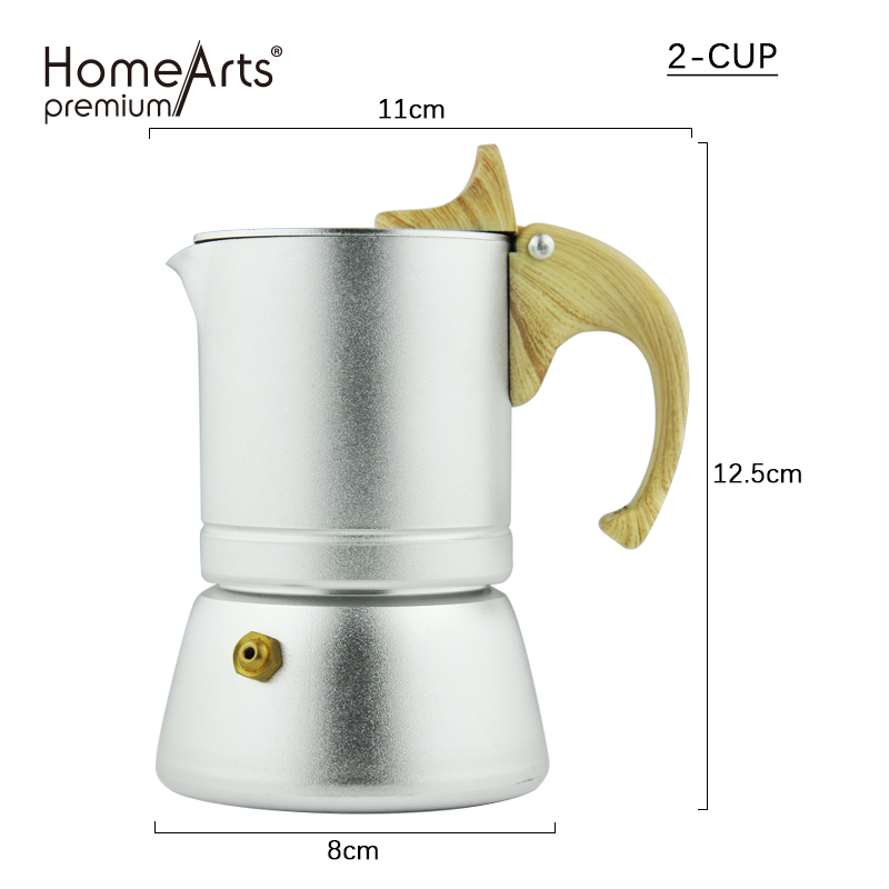 ALUMINUM MOAK POT COFFEE MAKER