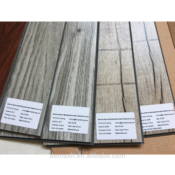 Free sample healthy Waterproof CE Certificate pvc click flooring