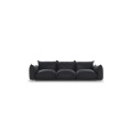 Współczesna tkanina 3-osobowa Corner Marenco Sofa