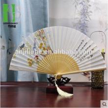 Personalized silk bamboo hand fans wholesal