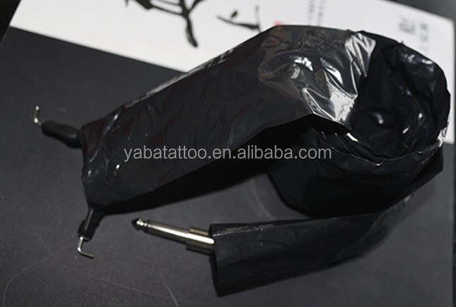 wholesale black pen machine sleeves and clip cord bags tattoo supplies