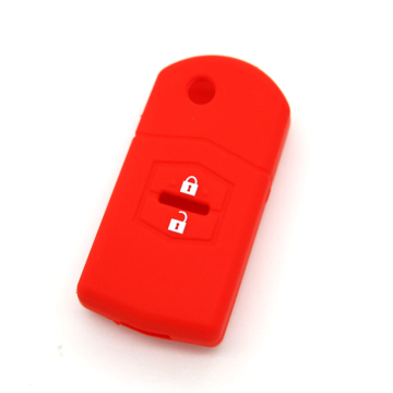 MAZDA 2 button fob silicone car key shell