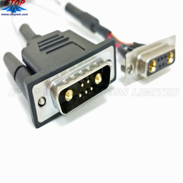 D-Sub 5Pin wanita ke Male Converter Cable Assembly