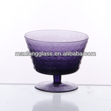 Solid Voilet color Ice cream bowl glass