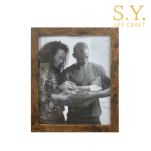 Elegant Brown Vintage Wooden Picture Frame