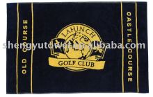 cotton velour printed bath towel