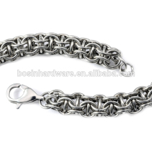 Fashion High Quality Metal Stainless Steel Chain Maille Bracelet