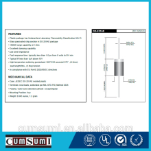 through hole general purpose rectifier diode 1n5408