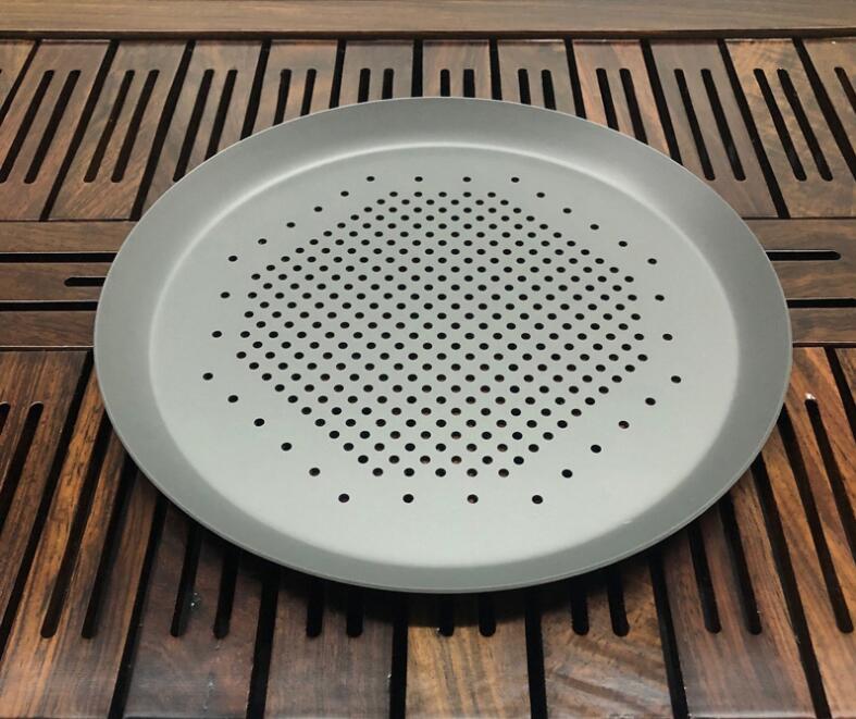 Plat à pizza perforé en alliage d'aluminium (2) Aluminium Alloy Rerforated Pizza Pan (2)