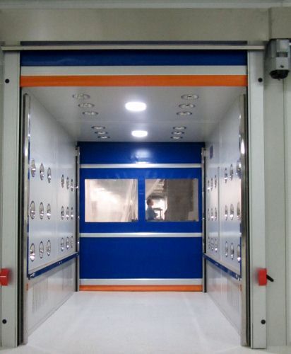 Logistics warehouse high speed door