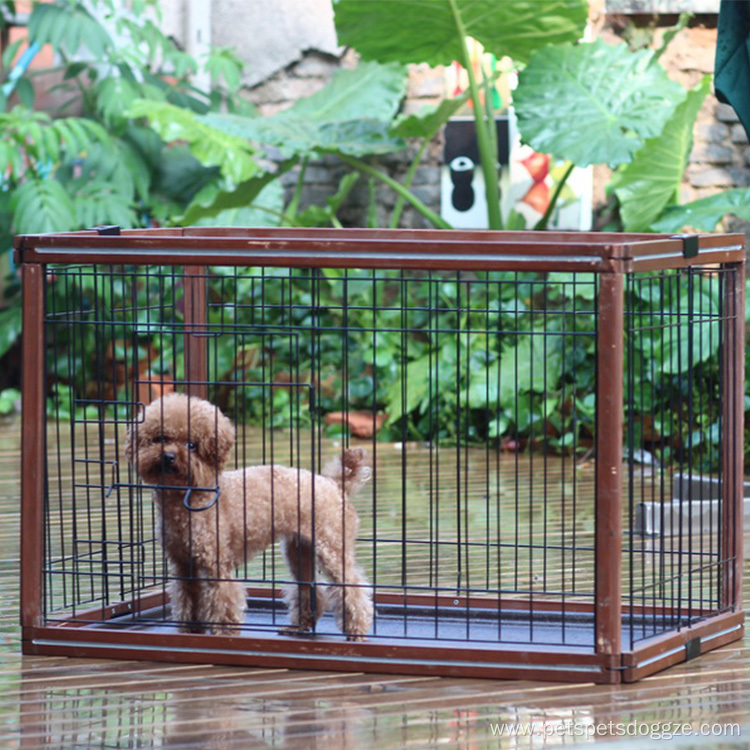 Serviceable Folding Expandable Main dog wooden fence Gate