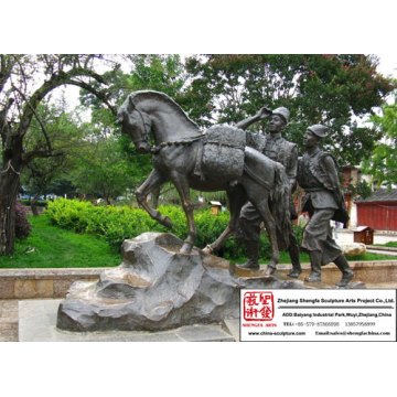 Personalizado magnífica escultura de bronce