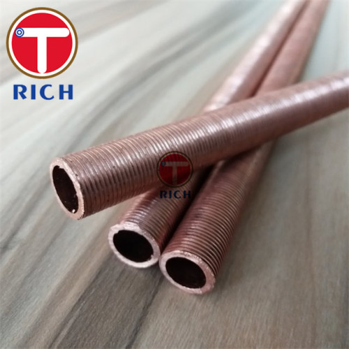 Copper Low Fin Tube untuk Penukar Panas Boiler