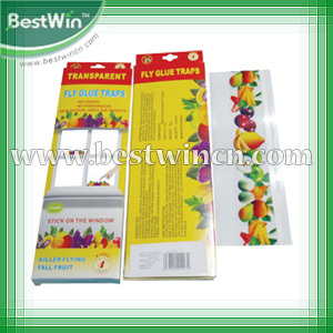 transparent window fly sticky trap