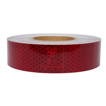 Red  Adhesive Reflective Conspicuity Tape For Vehicles For Trucks