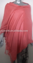 plain color pashmina shawl 008