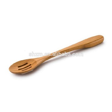 Promotional High Quality Bamboo Slotted Spoon