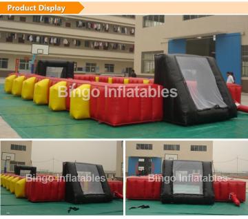 inflatable football field inflatable soap football field