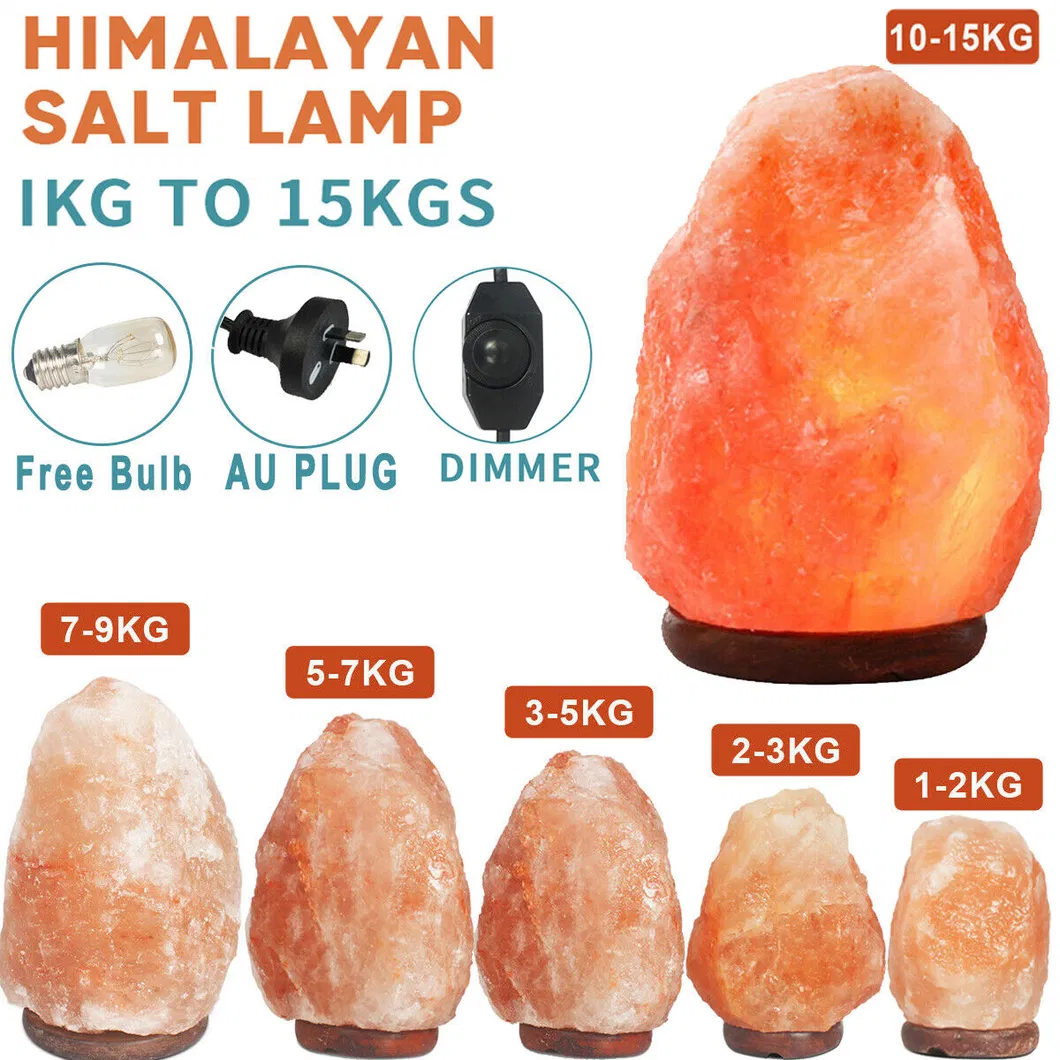 Handcrafted Himalayan Salt Lamp in Various Shapes and Designs