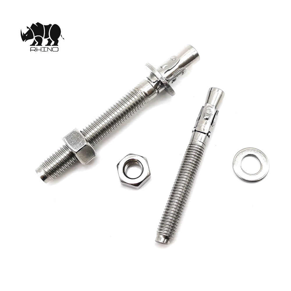 Eta Ce Expansion Screw Through Bolt And Nuts Yellow Zinc 304 Stainless