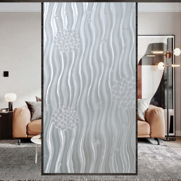 Dandelion pattern window static cling sticker