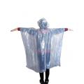 Poncho de pluie promotionnel jetable PLA de biodégradation