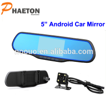 1080P 5" hidden camera in car mirror 1080p manual car camera hd dvr , driving car camera recorder with full hd