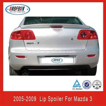 Auto accessories rear truck lip spoiler ABS plastic spoiler for mazda 3