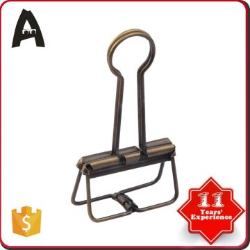 On-time delivery factory supply gold color 32mm binder clip