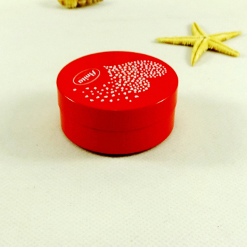 gift embossed print mini metal can