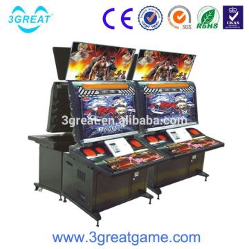 Game center cabinet video fighting game machine
