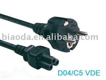 europe power cord,german power cord,VDE power cord
