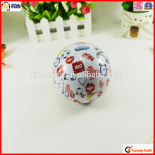 full set printing ball shape tin box for Christmas