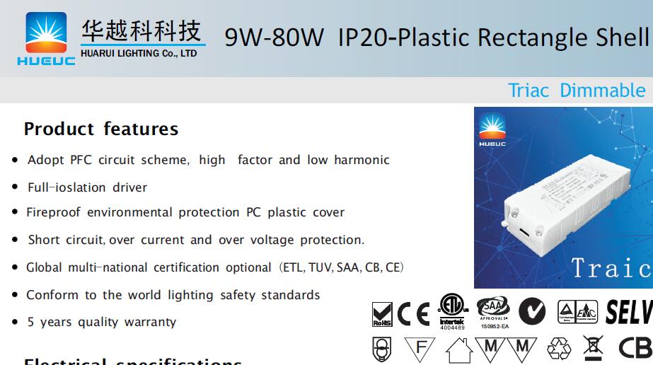  30W ip20 LED driver