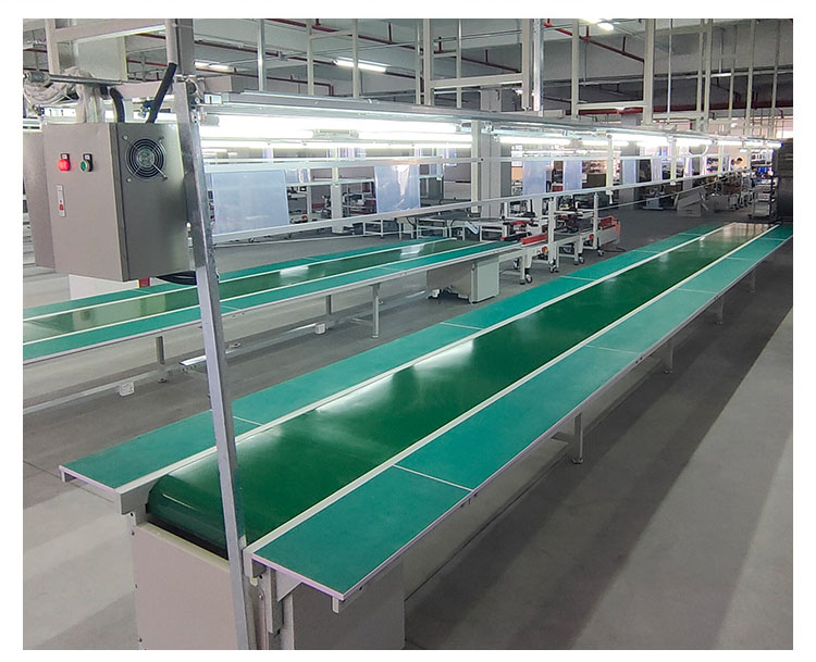 Double side table belt conveyor