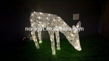 christmas light deer motif light