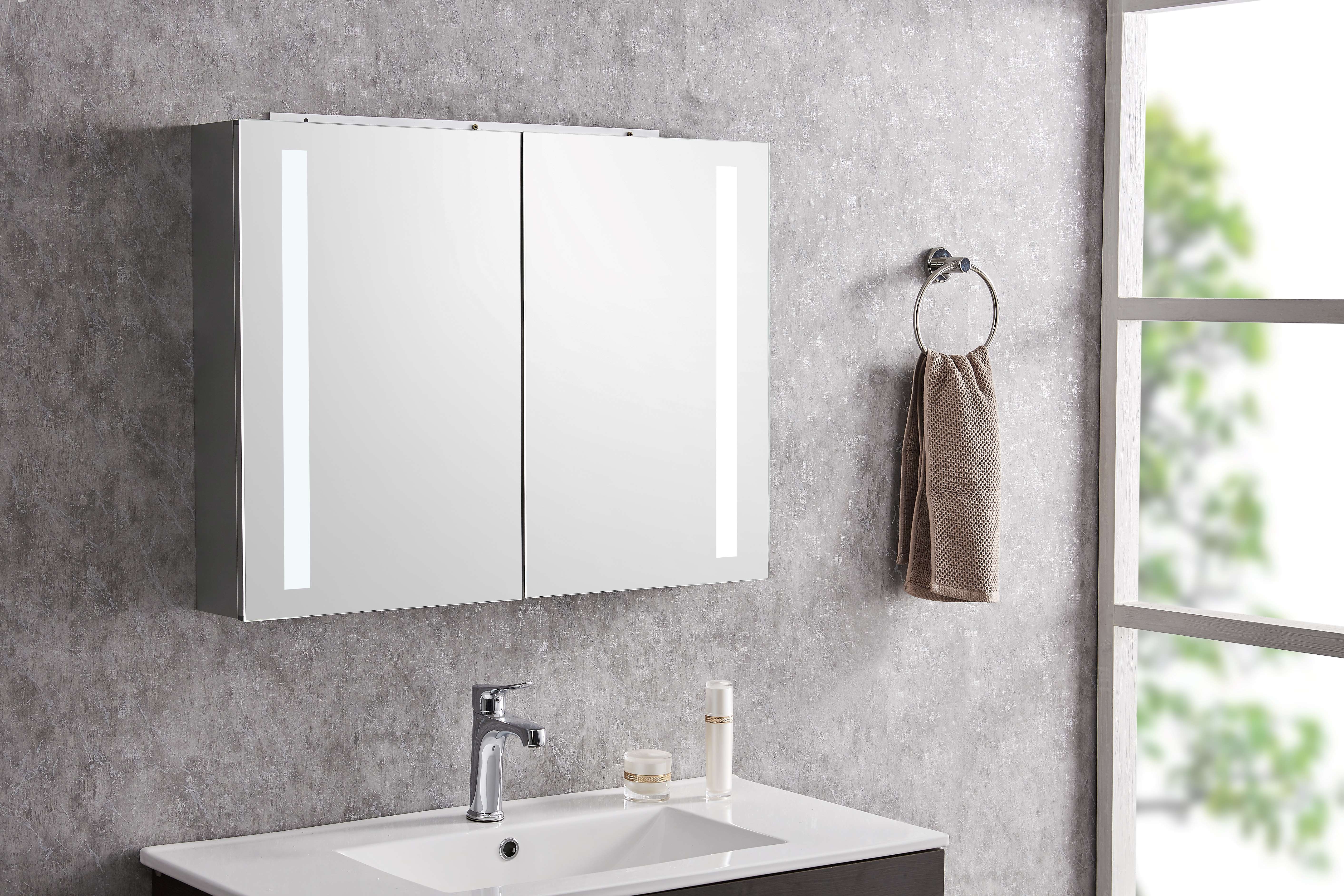 Illuminated Mirror Cabinet