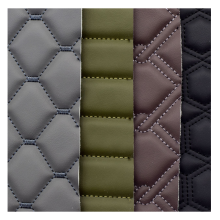 Wholesale Car Interior PVC Leather Materials & Embroidered Sponge Leather Upholstery