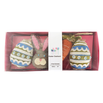 Easter egg and bunny 3D bunting flag