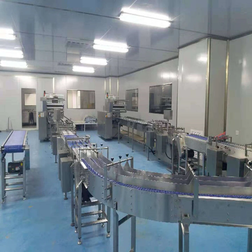 Bostar Automatic Burger Buns/Rolls/Hotdog/Hat Horizontal Packing Packaging Machine with Slicer