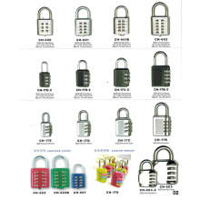 Colorful Combination Padlock, Padlock, Bag Lock