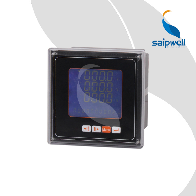 SAIPWELL/SAIP 96x96 Intelligent LCD Display 3 Phase Digital Multi-rate Smart Electric Power Meter