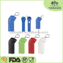 Tire Gauge Flashlight with Key Ring