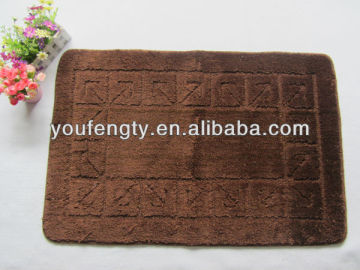 Non slip bathroom floor mat